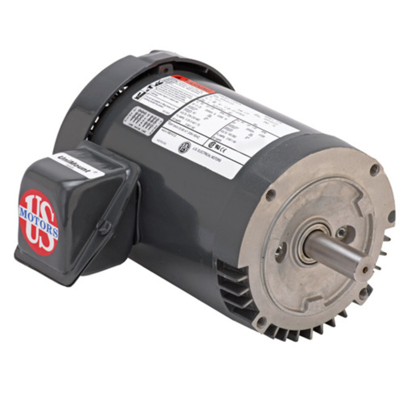 US-Nidec U32P2DFCR General Purpose Motor 1 1/2 HP 1755 RPM 208-230/460 - U32P2DFCR