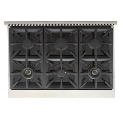 Kucht Professional 36" 5.2 cu. ft. Propane Gas Range in Olive Green with True Simmer Burners, KFX3600X/LP-G - KFX3600X/LP-G