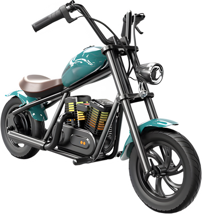Hyper Gogo Challenger 12 Plus Electric Kids Motorcycle Bluetooth Speaker 21.9V 160W 10 MPH 7.5 Miles - EL-MB07P-ORANGE