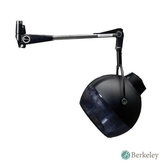 AYC LLC FIO Wall Mounted Hood Hair Dryer by Berkeley - WAV-DRY-233-BLK-KIT