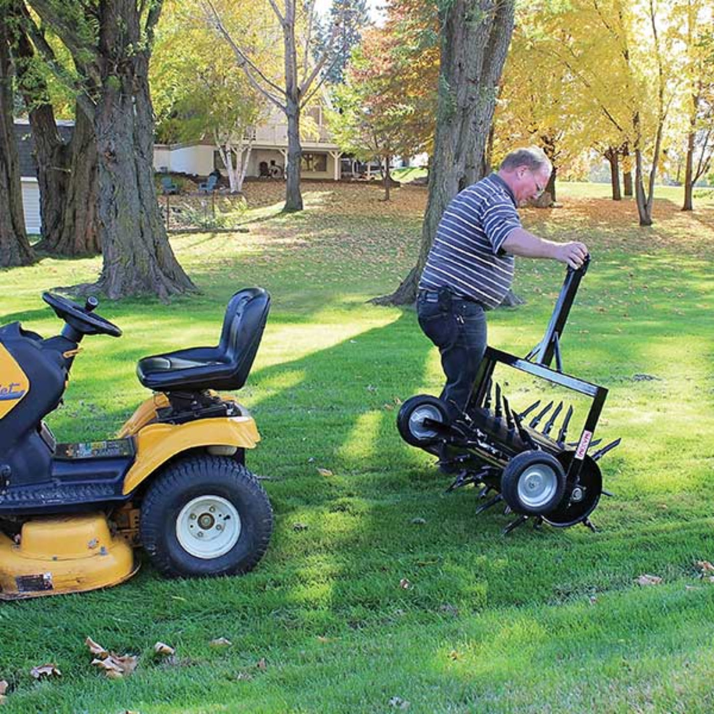 Maxim 36" Tow Behind Plug Aerator  - MSP36.MAX